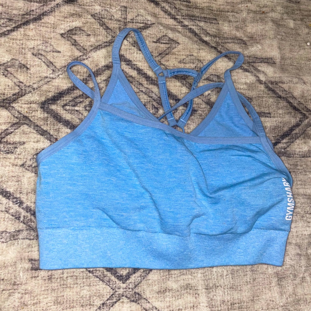 Blue Gymshark Sports Bra